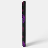 Dunkelästhetisches rosa Lila Herzmuster Samsung Galaxy Hülle (Rückseite (Horizontal))