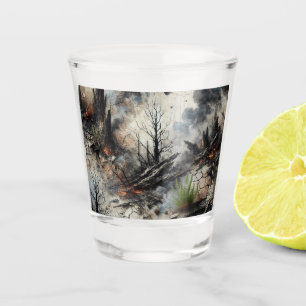 Dunkelästhetisches Shotglas für Gothic Bars Schnapsglas
