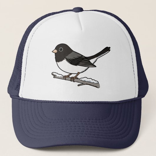 Dunkeläugiger Junco Schneevogel Truckerkappe (Vorderseite)