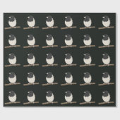 Dunkeläugiger Junco-Vogel Geschenkpapier (Flach)