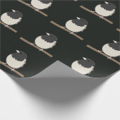 Dunkeläugiger Junco-Vogel Geschenkpapier (Ecke)