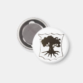 Dunkelbaummagnet Magnet (Vorderseite/Rückseite)