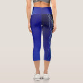 Dunkelblau Capri Leggings (Rückseite)