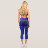 Dunkelblau Capri Leggings (Rückseite)