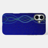 Dunkelblau Case-Mate iPhone Hülle (Rückseite (Horizontal))