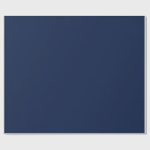 Dunkelblau der Vollfarbennacht Geschenkpapier (Flach)