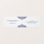 Dunkelblau, elegant Mandala Visitenkarten