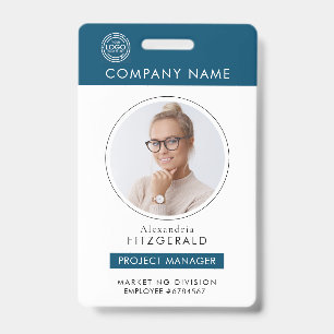 Dunkelblau Employee Foto ID Company Security A Ausweis