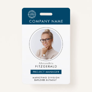 Dunkelblau     Employee Foto ID Company Security A Ausweis