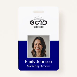 Dunkelblau | Employee Foto ID Company Security Abz Ausweis