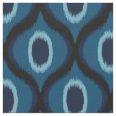 Dunkelblau-Farbe-Marokko-Kikat-Design Stoff (Nahaufnahme)