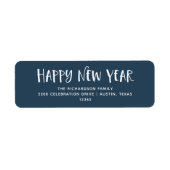 Dunkelblau | Frohes neues Jahr (Vorne)