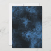 Dunkelblau-geräucherter Marmorpilz Einladung (Rückseite)