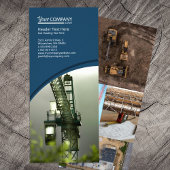 Dunkelblau, geteerte Fotos Werbekarte