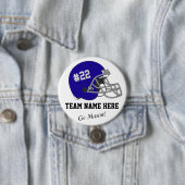 Dunkelblau-graue Helmschaltfläche Button (Beispiel)