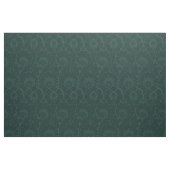 Dunkelblau-Grün Renaissance-Blumenmuster Stoff (Yard (91,4 cm))