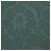 Dunkelblau-Grün Renaissance-Blumenmuster Stoff (Muster)