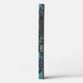 Dunkelblau, grün und Lila Case-Mate iPhone Hülle (Rückseite / Links)