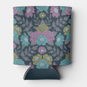 Dunkelblau, grün und Lila Dosenkühler (Vorderseite)