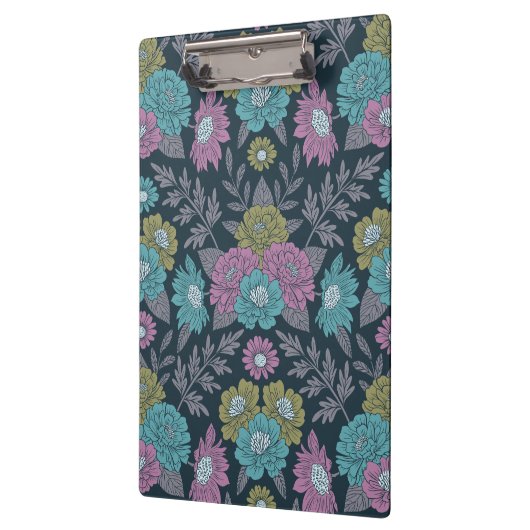 Dunkelblau, grün und Lila Klemmbrett (Links)