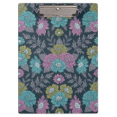 Dunkelblau, grün und Lila Klemmbrett (Vorderseite)