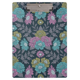 Dunkelblau, grün und Lila Klemmbrett