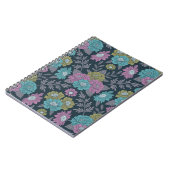 Dunkelblau, grün und Lila Notizblock (Linke Seite)