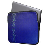 Dunkelblau Laptopschutzhülle (Vorderseite Links)