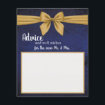 Dunkelblau mit Gold Bow Advertising Card<br><div class="desc">Atemberaubender dunkelblauer Hintergrund mit goldenem Bogen. Stationery ist alle bedruckt,  kein echtes Band. Personalisieren Sie unsere großartige Schreibwaren mit Ihren Veranstaltungsdetails einfach und schnell,  einfach den Knopf anpassen. Die Koordinierung der Rückseite ist inbegriffen. In unserem Zazzle-Shop finden Sie passende Artikel,  um Ihre Veranstaltungskollektion abzuschließen!</div>