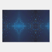 Dunkelblau mit Sprinklen Geschenkpapier Set (Vorderseite 3)