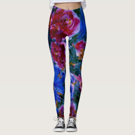 Dunkelblau, Mond, Training oder lustige Damen Leggings