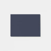 Dunkelblau Post-it Klebezettel (Vorderseite)