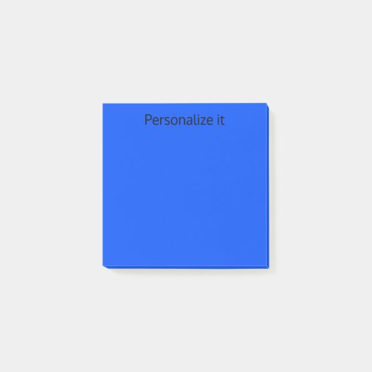 Dunkelblau Post-it Klebezettel (Vorderseite)