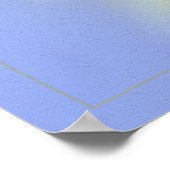 Dunkelblau Poster (Ecke)