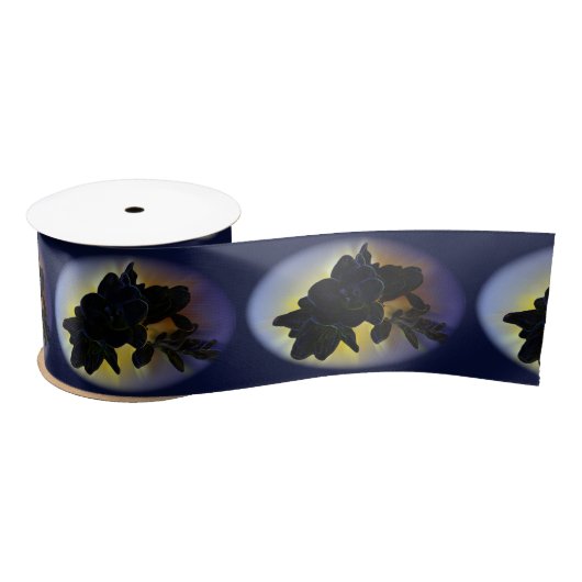 Dunkelblau Satinband (Spule)
