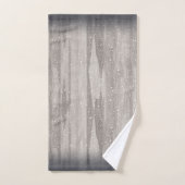 Dunkelblau Snowy Weihnachtsballs Holly Badhandtuch Set (Handtuch)