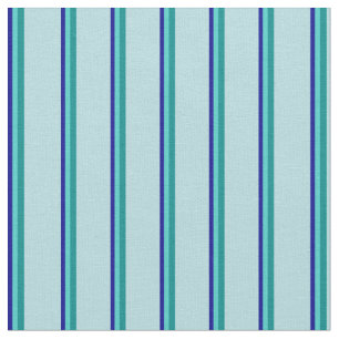 Dunkelblau, Türkis, Dunkler Cyan & Pulver Blau Stoff