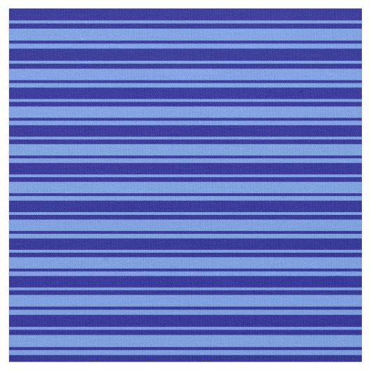 Dunkelblau und Cornflower Blau Farbmuster Stoff (Nahaufnahme)
