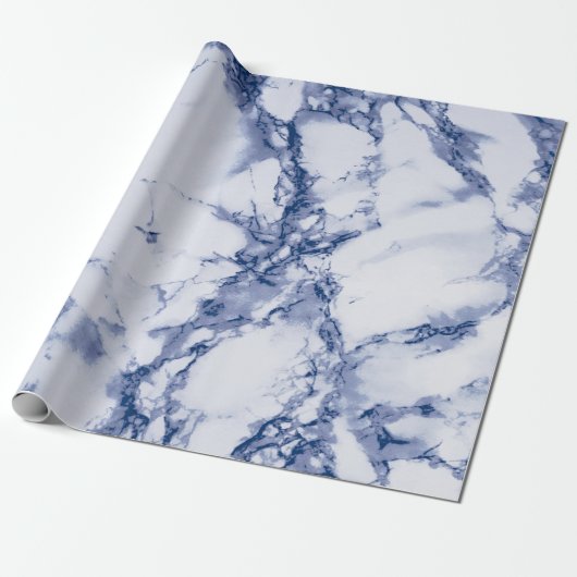 Dunkelblau und graue Marmortextur sehen aus Geschenkpapier (Ungerollt)