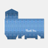 Dunkelblau und hellblau geschenkschachtel (Ungefaltet)