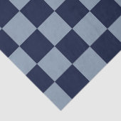 Dunkelblau und hellblau seidenpapier (Detail)