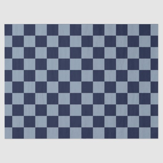 Dunkelblau und hellblau seidenpapier (Vorderseite)