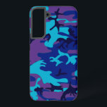 Dunkelblau und Lila Camouflage Samsung Galaxy Hülle<br><div class="desc">Blaues und lila Tarnmuster-Bild auf diesem Produkt. Personalisieren Sie diese Vorlage mit Ihrer Foto oder Kunst und bearbeiten Sie sie,  wie Sie möchten.</div>