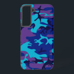 Dunkelblau und Lila Camouflage Samsung Galaxy Hülle<br><div class="desc">Blaues und lila Tarnmuster-Bild auf diesem Produkt. Personalisieren Sie diese Vorlage mit Ihrer Foto oder Kunst und bearbeiten Sie sie,  wie Sie möchten.</div>