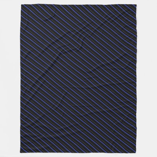 Dunkelblau und schwarz fleecedecke (Vorderseite)
