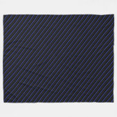 Dunkelblau und schwarz fleecedecke (Vorderseite (Horizontal))