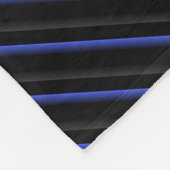Dunkelblau und schwarz fleecedecke (Ecke)