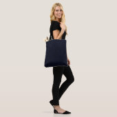 Dunkelblau und schwarz tasche (Am Model)