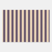 Dunkelblau und schwarze Streifen Geschenkpapier Set (Vorderseite)