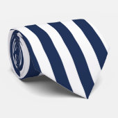 Dunkelblau und Weiß, nach dem Prinzip "Vertikal St Krawatte (Gerollt)